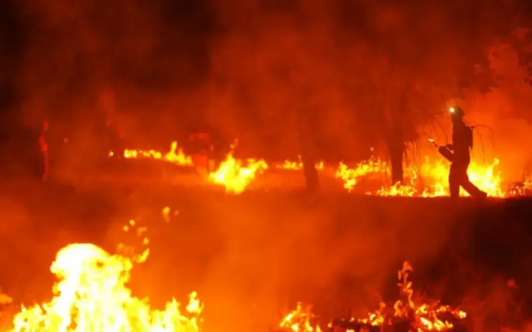 Una ola de incendios forestales sin precedentes devasta más de 175.000 hectáreas en España y obliga a evacuaciones masivas en el suroeste de Francia tras el avance de "tormentas de fuego" - Foto: Redes sociales