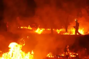 Una ola de incendios forestales sin precedentes devasta más de 175.000 hectáreas en España y obliga a evacuaciones masivas en el suroeste de Francia tras el avance de "tormentas de fuego" - Foto: Redes sociales