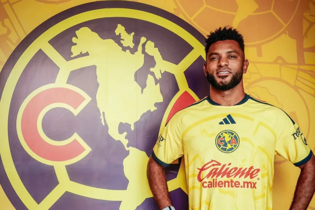 El América de México hizo oficial el fichaje del goleador colombiano Miguel Ángel Borja por 2,5 millones de dólares - Foto: @ClubAmerica