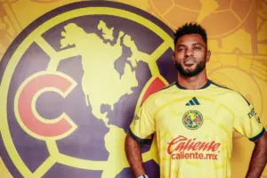 El América de México hizo oficial el fichaje del goleador colombiano Miguel Ángel Borja por 2,5 millones de dólares - Foto: @ClubAmerica