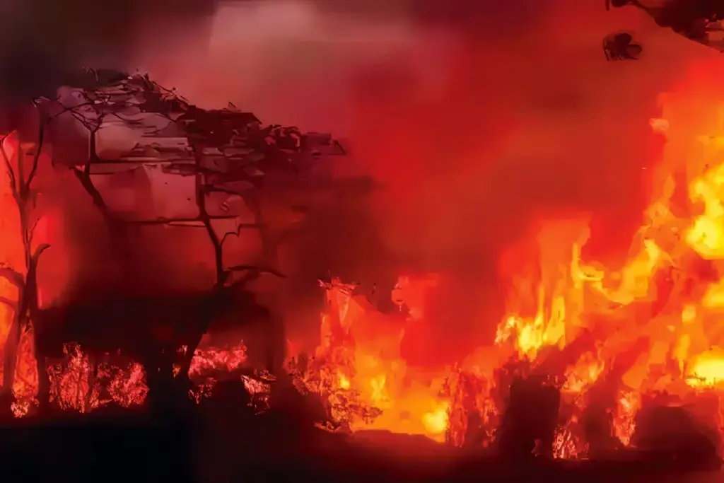 La UNGRD reportó 12 incendios forestales activos en Colombia, con Tolima como el departamento más afectado - Foto: Captura de video