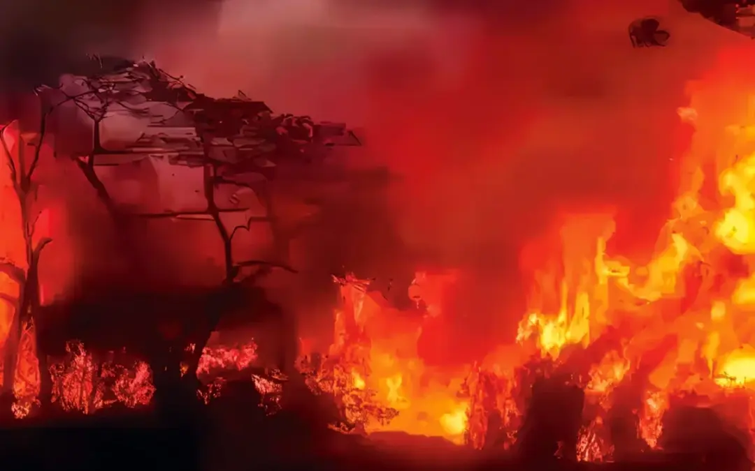 La UNGRD reportó 12 incendios forestales activos en Colombia, con Tolima como el departamento más afectado - Foto: Captura de video
