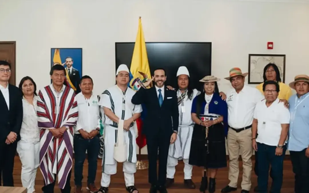 El presidente Abelardo De La Espriella sostuvo su primer diálogo con comunidades indígenas en Barranquilla - Foto: @infopresidencia