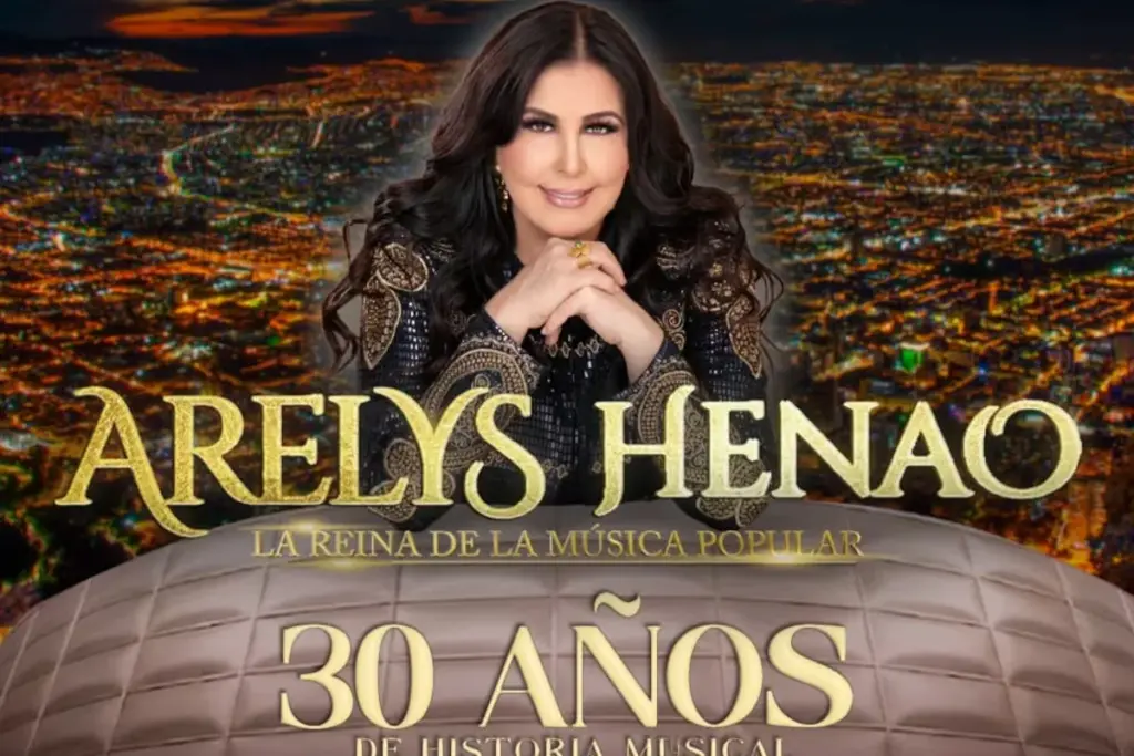 Arelys Henao celebrará sus 30 años de carrera musical con un concierto sold out en el Movistar Arena de Bogotá el próximo 17 de octubre, donde interpretará sus grandes éxitos - Foto: Redes sociales