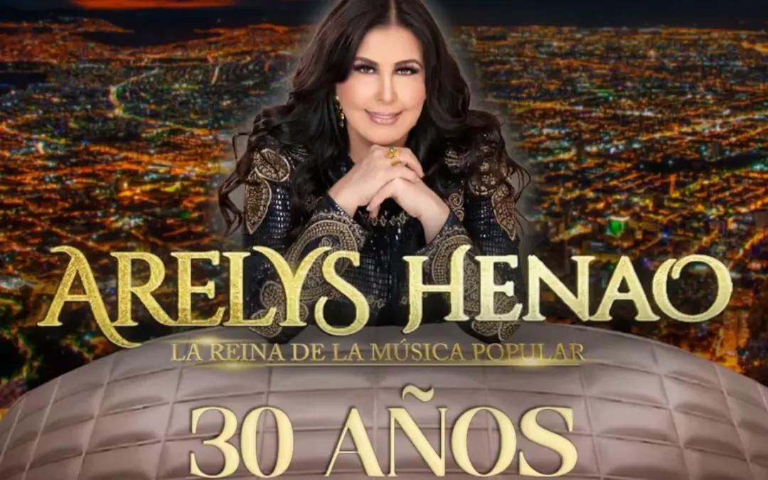 Arelys Henao celebrará sus 30 años de carrera musical con un concierto sold out en el Movistar Arena de Bogotá el próximo 17 de octubre, donde interpretará sus grandes éxitos - Foto: Redes sociales