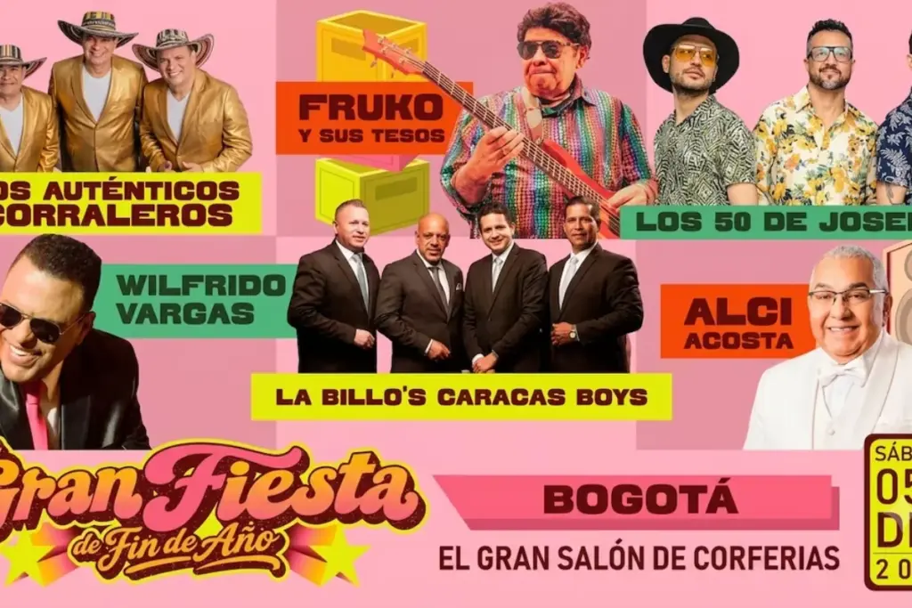 Bogotá vivirá La Gran Fiesta de Fin de Año este 5 de diciembre de 2026 en Corferias - Foto: Cortesía