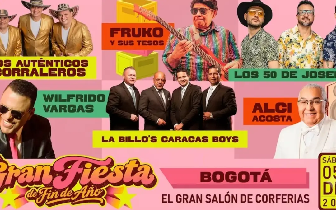 Bogotá vivirá La Gran Fiesta de Fin de Año este 5 de diciembre de 2026 en Corferias - Foto: Cortesía