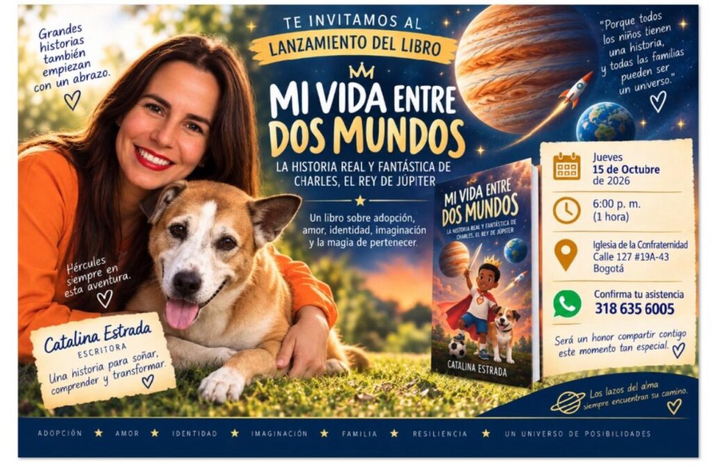 “Mi vida entre dos mundos”: una historia de adopción que convierte la imaginación en un puente para hablar de identidad, origen y familia.