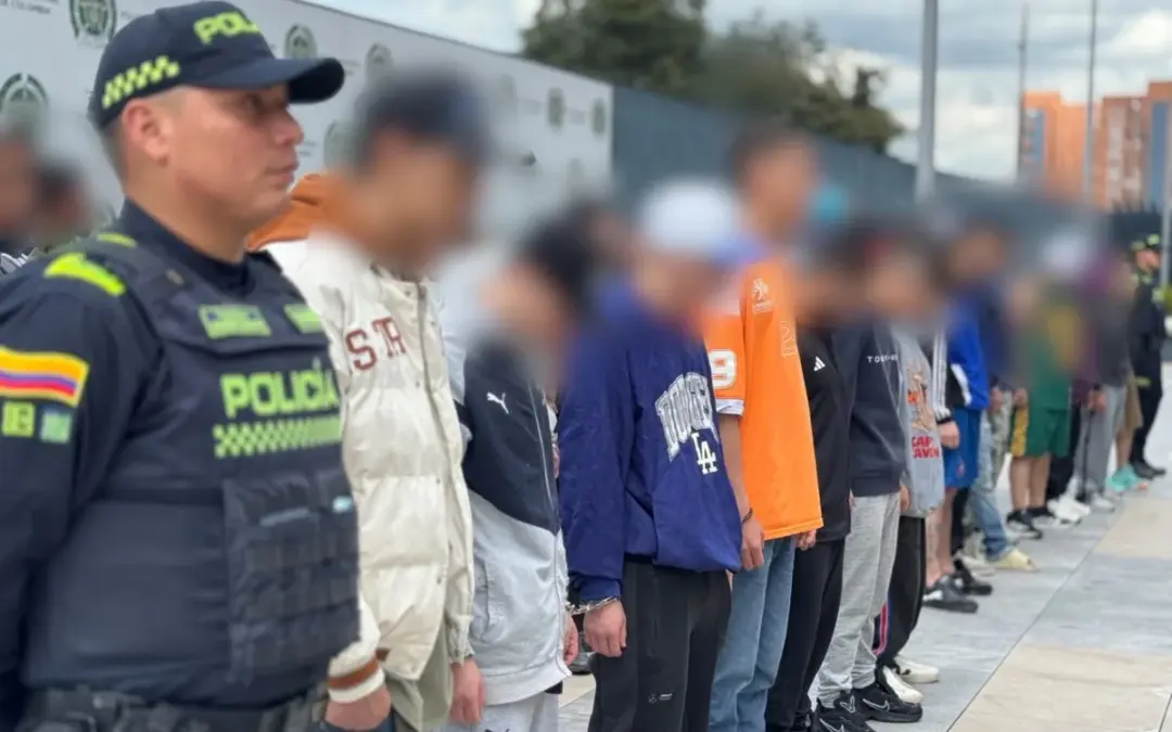 Caen 64 presuntos homicidas en Bogotá tras ofensiva policial - Foto: @PoliciaBogota