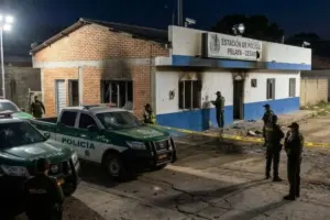 Seis policías heridos en Pelaya, Cesar, tras ataque con drones con explosivos atribuidos al ELN - Foto: Redes sociales