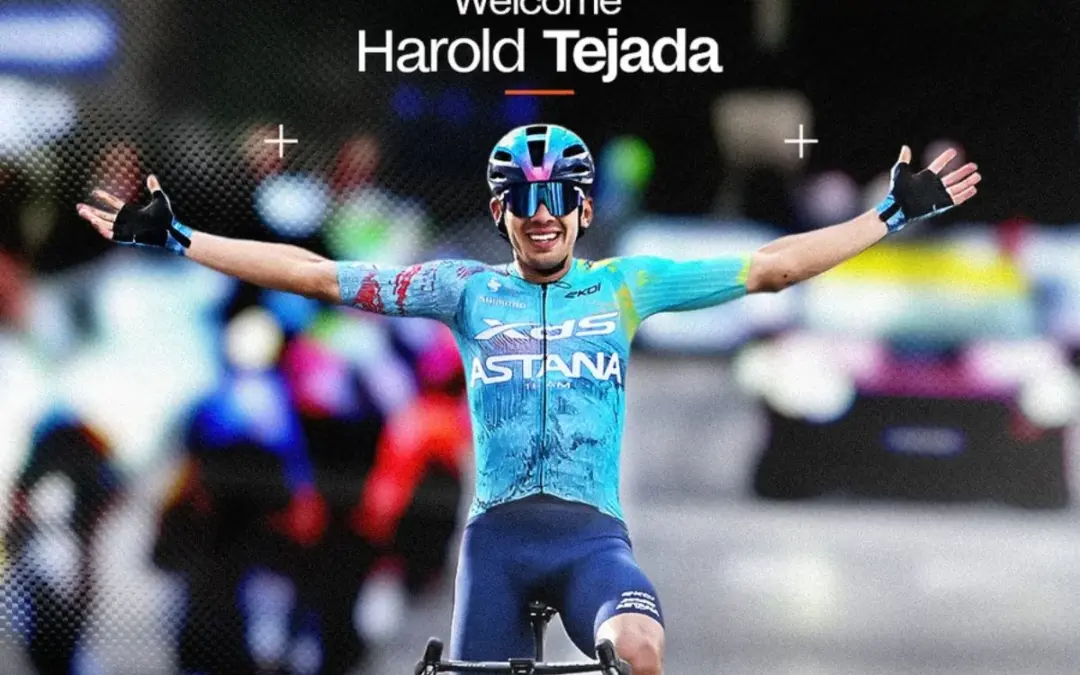 El equipo británico Netcompany Ineos confirma el fichaje del escalador colombiano Harold Tejada para la temporada 2027 tras su paso por el XDS Astana - Foto: @NetcompanyINEOS